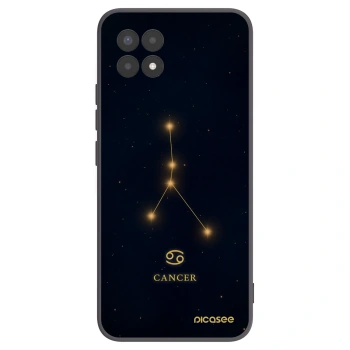 Picasee Μαύρη θήκη σιλικόνης για Realme 8i - CANCER