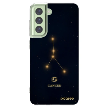 Picasee διαφανής θήκη σιλικόνης Samsung Galaxy S21 FE 5G - CANCER