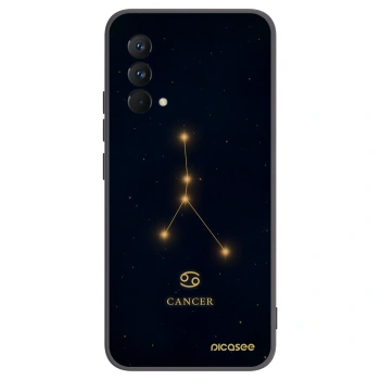 Picasee Μαύρη θήκη σιλικόνης για Realme GT Master Edition 5G - CANCER