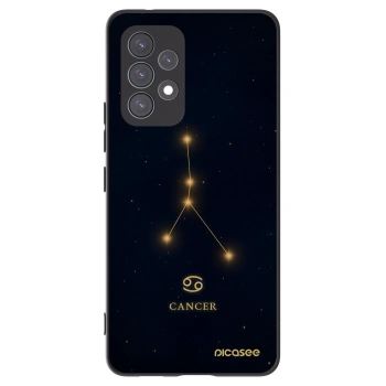 Picasee Μαύρη θήκη σιλικόνης για Samsung Galaxy A53 5G A536 - CANCER