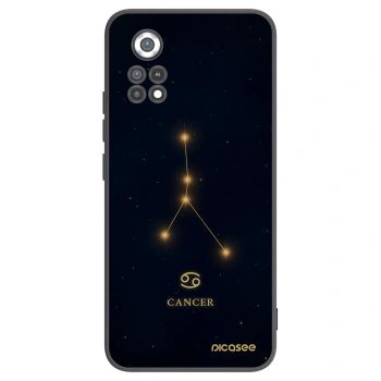 Picasee Μαύρη θήκη σιλικόνης για Xiaomi Poco X4 Pro 5G - CANCER