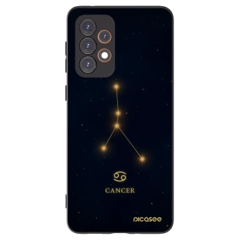 Picasee Μαύρη θήκη σιλικόνης για Samsung Galaxy A33 5G A336 - CANCER