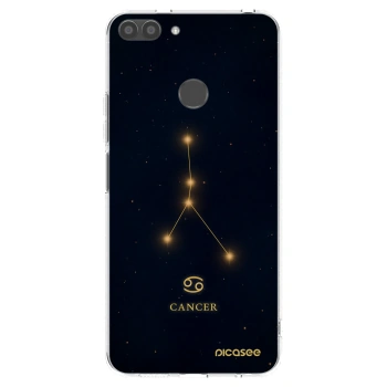 Picasee διαφανής θήκη σιλικόνης Huawei P Smart - CANCER
