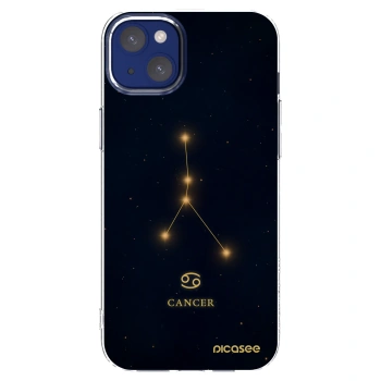Picasee διαφανής θήκη σιλικόνης Apple iPhone 14 Plus - CANCER
