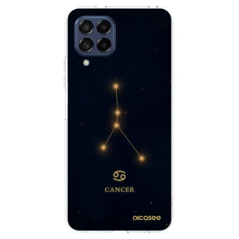 Picasee διαφανής θήκη σιλικόνης Samsung Galaxy M53 5G - CANCER