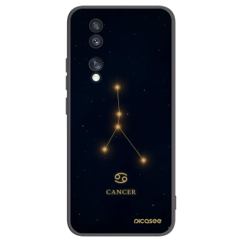 Picasee Μαύρη θήκη σιλικόνης για Honor 70 - CANCER
