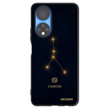 Picasee Μαύρη θήκη σιλικόνης για Honor X7 - CANCER