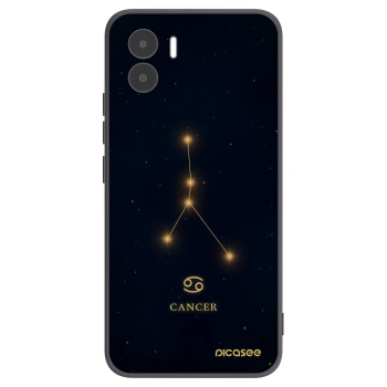 Picasee Μαύρη θήκη σιλικόνης για Xiaomi Redmi A1 - CANCER