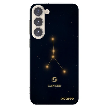 Picasee διαφανής θήκη σιλικόνης Samsung Galaxy S23+ 5G - CANCER