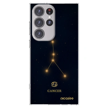 Picasee διαφανής θήκη σιλικόνης Samsung Galaxy S23 Ultra 5G - CANCER