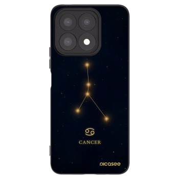 Picasee Μαύρη θήκη σιλικόνης για Honor X8a - CANCER