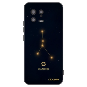Picasee Μαύρη θήκη σιλικόνης για Xiaomi 13 - CANCER