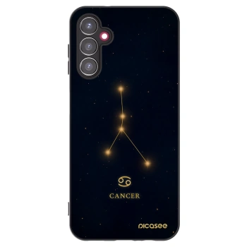 Picasee Μαύρη θήκη σιλικόνης για Samsung Galaxy A14 5G A146P - CANCER