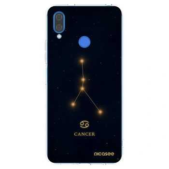 Picasee διαφανής θήκη σιλικόνης Huawei Nova 3 - CANCER
