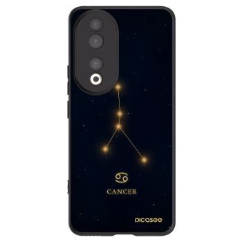Picasee Μαύρη θήκη σιλικόνης για Honor 90 5G - CANCER