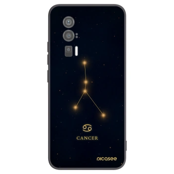 Picasee Μαύρη θήκη σιλικόνης για Xiaomi Poco F5 Pro 5G - CANCER