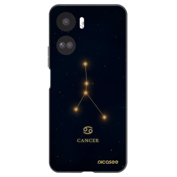 Picasee Μαύρη θήκη σιλικόνης για Honor 90 Lite 5G - CANCER