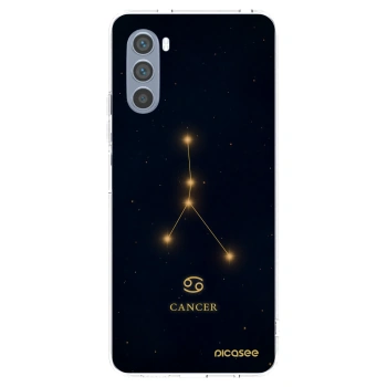 Picasee διαφανής θήκη σιλικόνης Motorola Moto G62 - CANCER