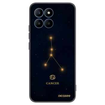 Picasee Μαύρη θήκη σιλικόνης για Honor 70 Lite - CANCER