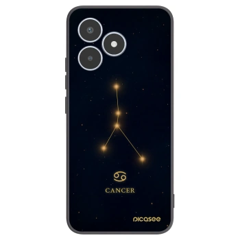 Picasee Μαύρη θήκη σιλικόνης για Realme C53 - CANCER