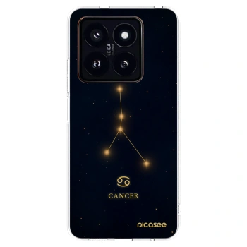 Picasee διαφανής θήκη σιλικόνης Xiaomi 14 Pro - CANCER