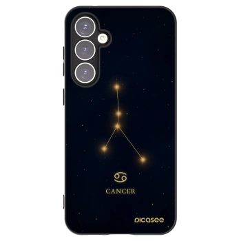 Picasee Μαύρη θήκη σιλικόνης για Samsung Galaxy S23 FE S711B - CANCER