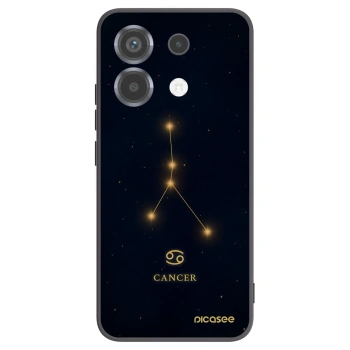 Picasee Μαύρη θήκη σιλικόνης για Xiaomi Poco X6 - CANCER