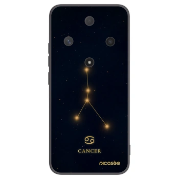 Picasee Μαύρη θήκη σιλικόνης για Honor Magic6 Lite 5G - CANCER