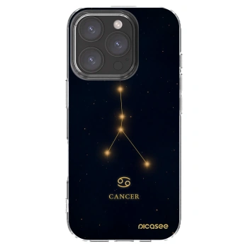 Picasee διαφανής θήκη σιλικόνης Apple iPhone 16 Pro - CANCER