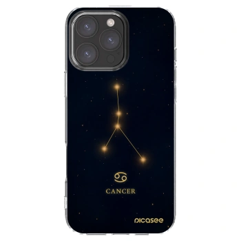 Picasee διαφανής θήκη σιλικόνης Apple iPhone 16 Pro Max - CANCER