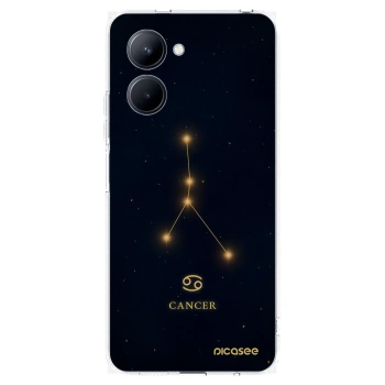 Picasee διαφανής θήκη σιλικόνης Realme C33 (2023) - CANCER