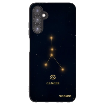 Picasee Μαύρη θήκη σιλικόνης για Samsung Galaxy A05s A057G - CANCER