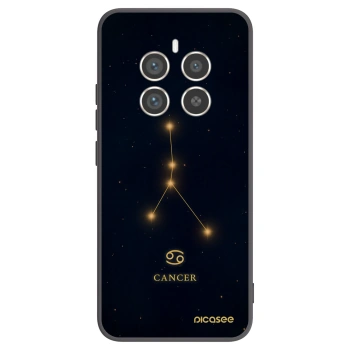 Picasee Μαύρη θήκη σιλικόνης για Realme 12 Pro 5G - CANCER