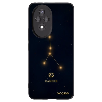 Picasee Μαύρη θήκη σιλικόνης για Honor 200 5G - CANCER