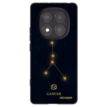 Picasee Μαύρη θήκη σιλικόνης για Xiaomi Redmi Note 14 Pro+ 5G - CANCER
