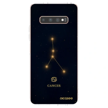 Picasee διαφανής θήκη σιλικόνης Samsung Galaxy S10 Plus G975 - CANCER