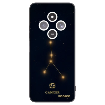 Picasee Μαύρη θήκη σιλικόνης για Xiaomi Redmi 14C - CANCER