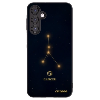 Picasee Μαύρη θήκη σιλικόνης για Samsung Galaxy A16 5G - CANCER