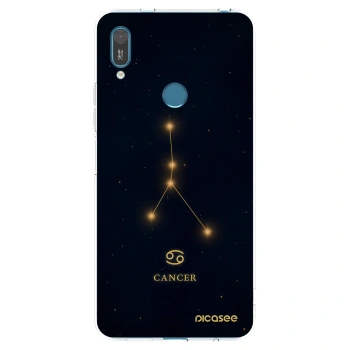 Picasee διαφανής θήκη σιλικόνης Huawei Y7 2019 - CANCER