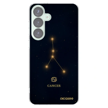 Picasee διαφανής θήκη σιλικόνης Samsung Galaxy S25+ 5G - CANCER
