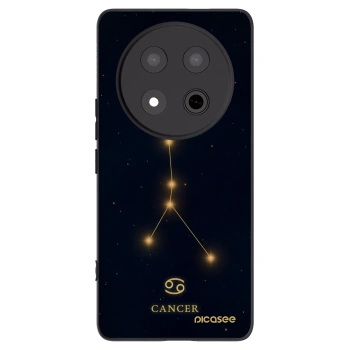 Picasee Μαύρη θήκη σιλικόνης για Honor Magic7 Lite 5G - CANCER