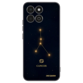 Picasee Μαύρη θήκη σιλικόνης για Honor 200 Smart 5G - CANCER