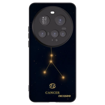 Picasee Μαύρη θήκη σιλικόνης για Xiaomi 15 Ultra - CANCER