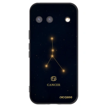 Picasee Μαύρη θήκη σιλικόνης για Google Pixel 9 - CANCER