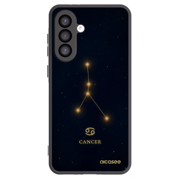 Picasee Μαύρη θήκη σιλικόνης για Samsung Galaxy A26 5G A266B - CANCER