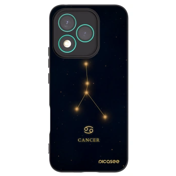 Picasee Μαύρη θήκη σιλικόνης για Honor 400 Lite 5G - CANCER