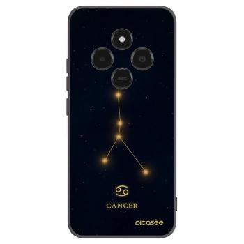 Picasee Μαύρη θήκη σιλικόνης για Xiaomi Poco C75 - CANCER