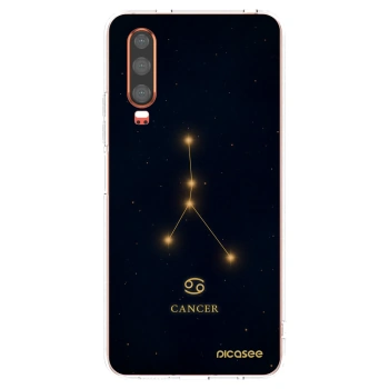Picasee διαφανής θήκη σιλικόνης Huawei P30 - CANCER