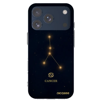 Picasee διαφανής θήκη σιλικόνης Apple iPhone 17 Pro - CANCER