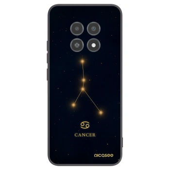 Picasee Μαύρη θήκη σιλικόνης για Realme 12X - CANCER